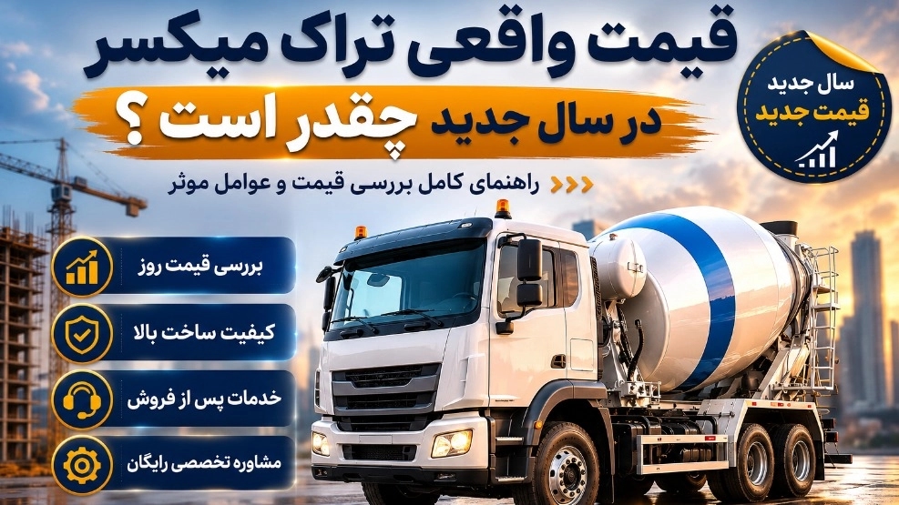 قیمت واقعی تراک میکسر در سال جدید چقدر است؟ راهنمای کامل خرید هوشمند قیمت واقعی تراک میکسر در سال جدید چقدر است؟ راهنمای کامل خرید هوشمند